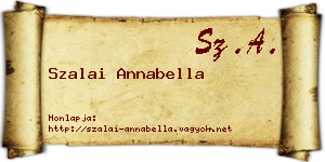 Szalai Annabella névjegykártya